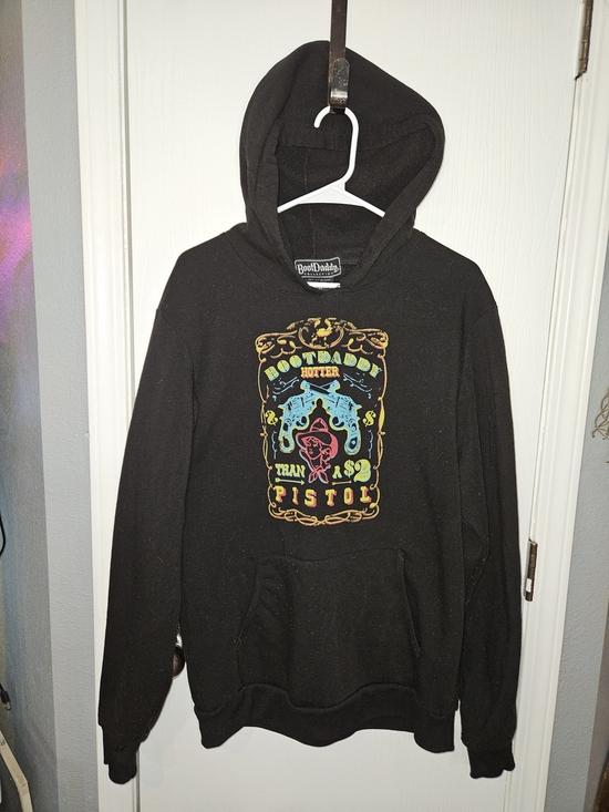 Boot Daddy Other - Boot Daddy Black Graphic Pullover Hoodie - Men
